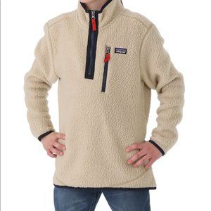 PATAGONIA Kids Retro Pile 1/4 Zip Fleece, Size XL 14